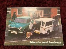 Mini range brochure for sale  THATCHAM