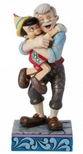Pinocchio geppetto abbraccio usato  Biandronno