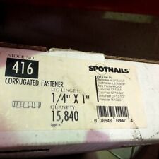 416 corrugated fasteners for sale  WIMBORNE