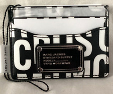 Usado, Nova Carteira/Caixa de Cartão Marc Jacobs Logotipo Jumbo Preto/Branco $85 comprar usado  Enviando para Brazil