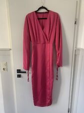 Satin kleid midi gebraucht kaufen  Mönchengladbach