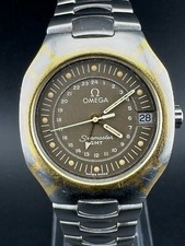 Relógio de quartzo masculino OMEGA Seamaster Polaris dois tons data GMT 32mm 396.1122 comprar usado  Enviando para Brazil