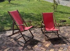 Chaises longues pliables d'occasion  Ollainville