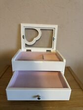 White wooden jewellery for sale  WORKSOP