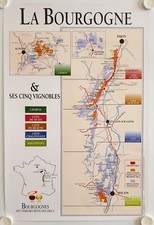 Affiche carte vins d'occasion  La Courtine