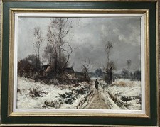 huile toile neige d'occasion  Avignon