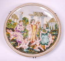 Capodimonte decorative plate for sale  RIPLEY