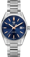 Usado, Tag Heuer Carrera relógio feminino quartzo mostrador azul WAR1112.BA0601 comprar usado  Enviando para Brazil