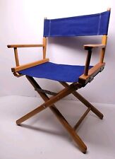 Antiga Gold Medal Inc Commander Chair Directors Cadeira Dobrável Lona Azul Racine WI comprar usado  Enviando para Brazil