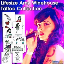 CONJUNTO AMY WINEHOUSE : (Tatuagens de Tamanho Completo) - ENTREGA RÁPIDA | comprar usado CONJUNTO AMY WINEHOUSE : (Tatuagens de Tamanho Completo) - ENTREGA RÁPIDA | comprar usado  Enviando para Brazil