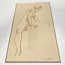 Nude sketch burnished for sale  Los Angeles