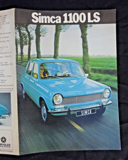 Simca 1100 dépliant d'occasion  La Garnache