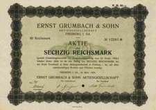 Ernst grumbach sohn d'occasion  Expédié en Belgium