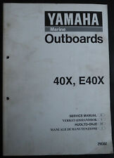 SILNIKI ZABURTOWE YAMAHA 40X E40X SILNIKI 2-SUWOWE INSTRUKCJA SERWISOWA WARSZTATOWA, 4 JĘZYKI na sprzedaż  PL