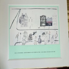 Pôster de exposição Saul Steinberg 1986 Columbus Museum of Art fosco artista MCM, usado comprar usado  Enviando para Brazil