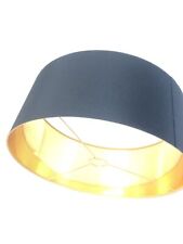 Lampa wisząca EGLO Maserlo, tekstylna, stal srebrna, Ø 53 cm, E27, czarna/złota na sprzedaż  PL