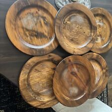 Round wood chargers for sale  Montgomery