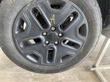 Roda 17x6-1/2 alumínio pintado de preto compatível com 18 RENEGADE 978174 comprar usado  Enviando para Brazil