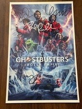 GHOSTBUSTERS FROZEN E pôster de filme assinado 11x17 com certificado de autenticidade - recordações autênticas comprar usado  Enviando para Brazil