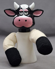 Kit de boneca purificador de ar vintage de fibra artesanal Barnyard Friends 8 1/2” vaca 1995 comprar usado  Enviando para Brazil