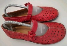 Clarks shoes red for sale  CAMBERLEY