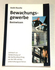 F00 busche bewachungsgewerbe gebraucht kaufen  Neustadt a.d.Donau