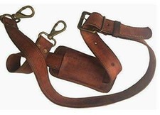 Usado, Bolsa de ombro de couro 48" longa alça de substituição marrom ouro hardware F comprar usado  Enviando para Brazil