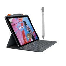 Logitech Crayon Digital Lápiz y Delgado Folio Teclado Estuche para iPad de 10.2" Paquete segunda mano  Embacar hacia Argentina