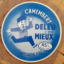 étiquette fromage camembert. d'occasion  Falaise