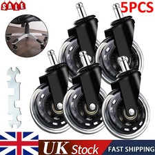 5pcs rotatable casters for sale  LEICESTER