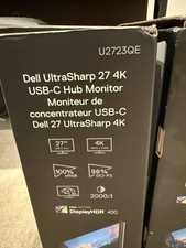 Monitor LCD UHD Dell UltraSharp U2723QE 27 polegadas 4K hub proporção 16:9, usado comprar usado  Enviando para Brazil