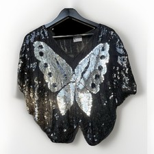 Vintage pailletten top gebraucht kaufen  Weiterstadt