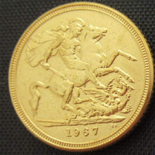 British sterlina oro usato  Roma