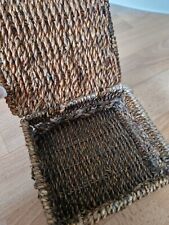 Brown woven seagrass for sale  BIRMINGHAM