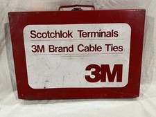 Kit de abraçadeiras vintage 3M Scotchlok terminal marca 3M caixa de metal, usado comprar usado  Enviando para Brazil