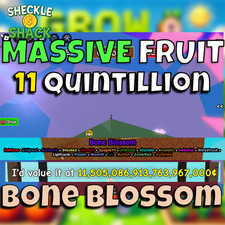 11 QUINTILLION BONE BLOSSOM 🦴 GROW A GARDEN🪴 🎮ROBLOX (Entrega Super Rápida🚀!) comprar usado  Enviando para Brazil