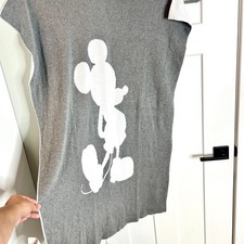 Cobertor de carrinho reversível Ethan Allen x Disney Mickey Mouse cinza branco macio comprar usado  Enviando para Brazil