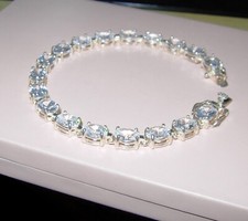 Dazzling diamonique 8mmx6mm for sale  UK