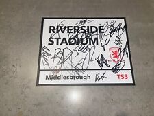 Middlesbrough signed 2024 for sale  SOUTHPORT