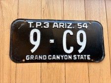 1954 arizona license for sale  Tacoma