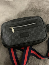 BOLSA GUCCI Bolsa de Couro Preta Masculina Designer Gucci comprar usado  Enviando para Brazil