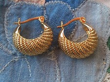 Boucles oreilles gold d'occasion  Expédié en Belgium