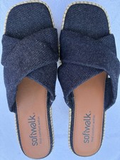 Denim slip sandals for sale  Woodcliff Lake