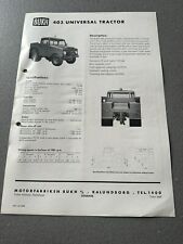 Riginal prospekt bukh gebraucht kaufen  Rotenburg