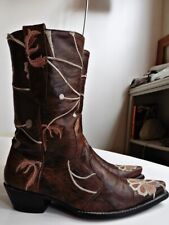 Bottes santiags brodées d'occasion  Paris XIV