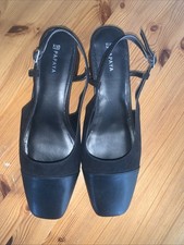 Black patent suede for sale  HULL