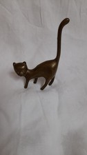 Vintage katze messing gebraucht kaufen  Haßloch