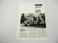 Prospekt kramer allrad gebraucht kaufen  Merseburg