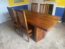 Sheesham mahogany dining for sale  DRIFFIELD