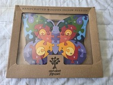 Alphabet jigsaw wooden for sale  FROME